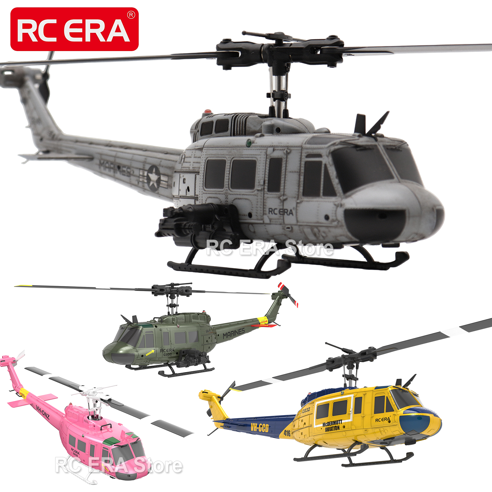 RC ERA C032 UH1 Huey Weathered - Rc Helicopter Nitro incelemesi ve fiyatı