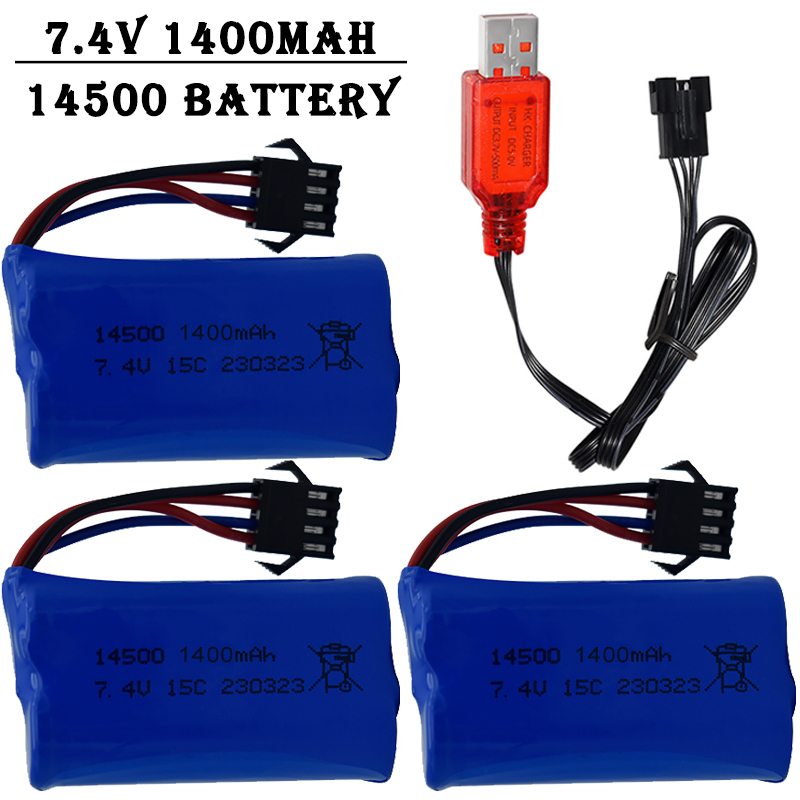 7.4V 1400mAh 14500 lithium-ion - Rc Helicopter Charger incelemesi ve fiyatı
