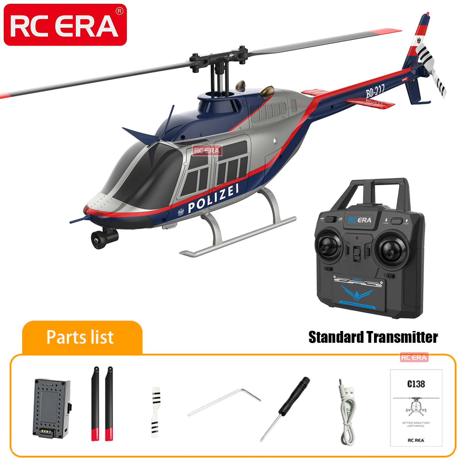 RC ERA C138 BELL 206 Jet Range - Rc Helicopter Large incelemesi ve fiyatı