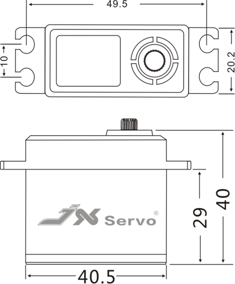 JX Servo CLS-6322HV 22KG High  - Rc Helicopter Servo incelemesi ve fiyatı