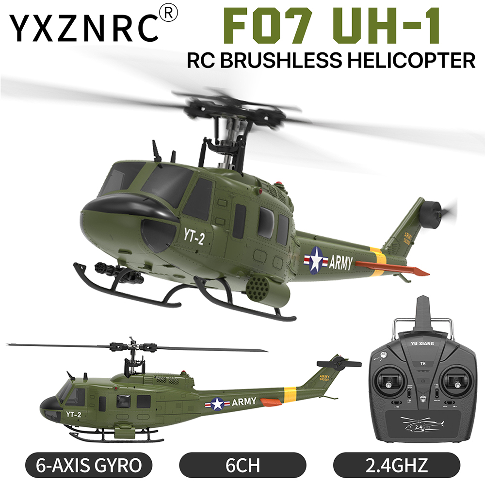 YUXIANG F07 UH-1 Aileronless H - Rc Helicopter Large incelemesi ve fiyatı