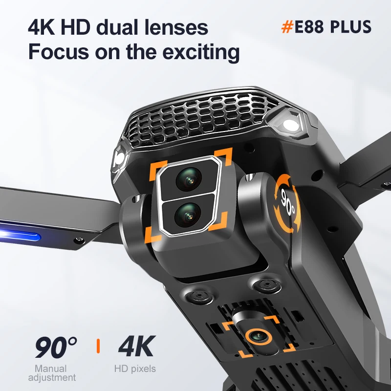 New E88 Plus Quadcopter Drone: - Rc Helicopter Case incelemesi ve fiyatı