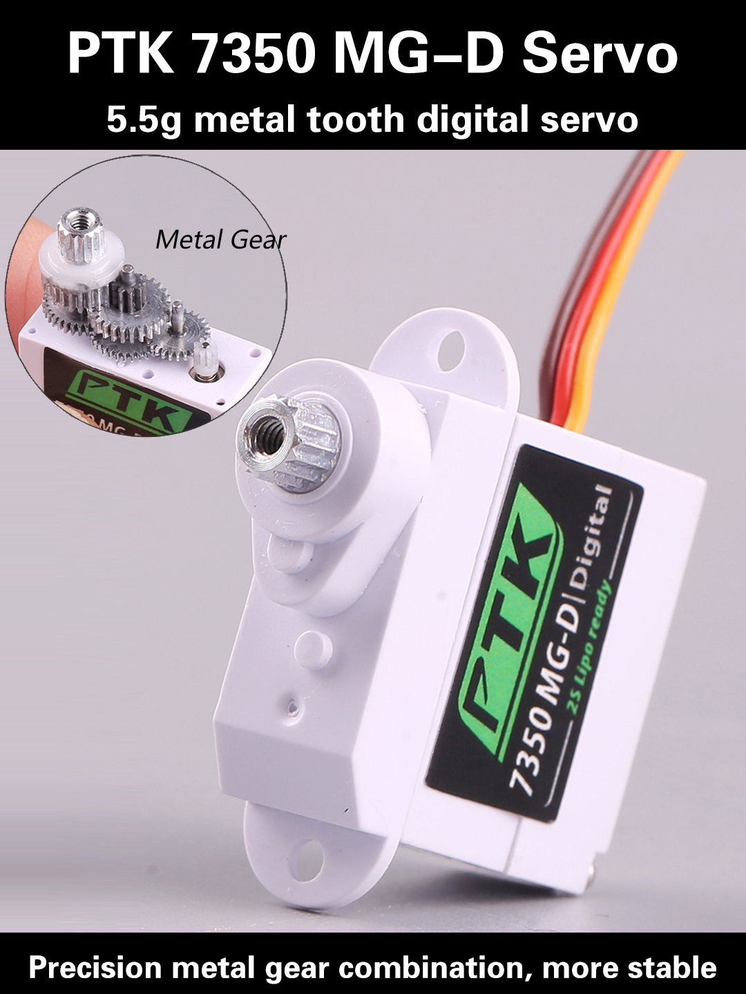 PTK 7350 MG-D 5.5g Digital Ser - Rc Helicopter Servo incelemesi ve fiyatı
