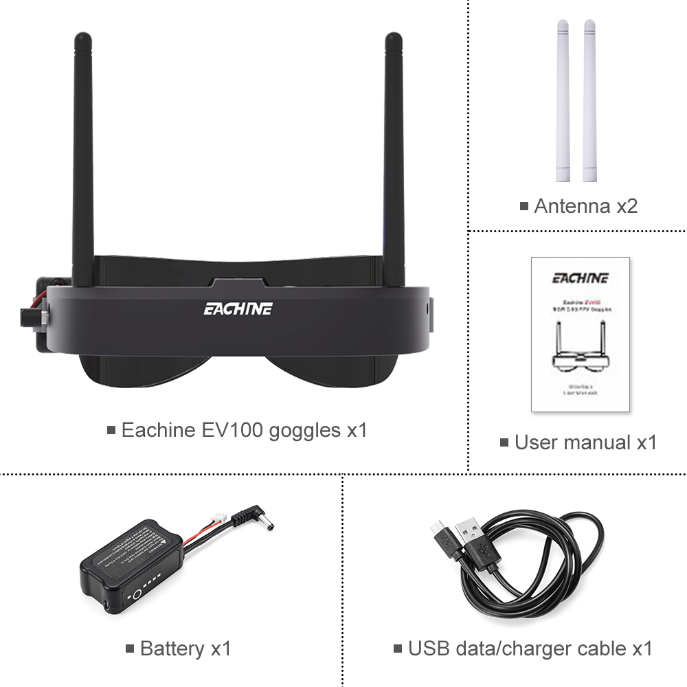 Eachine EV100 720*540 5.8G 72C - Rc Helicopter Case incelemesi ve fiyatı