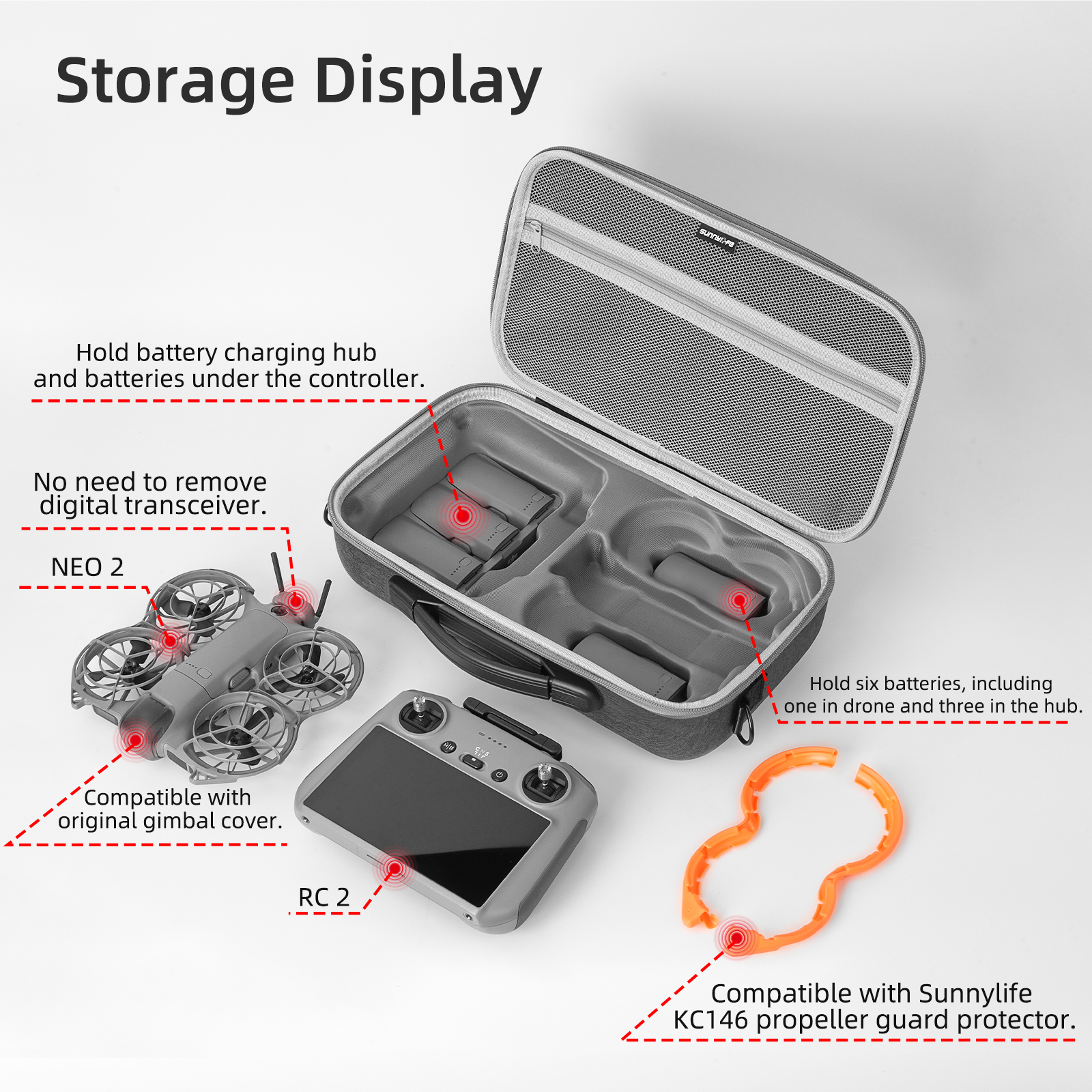 Portable Carrying Case For DJI - Rc Helicopter Bag incelemesi ve fiyatı