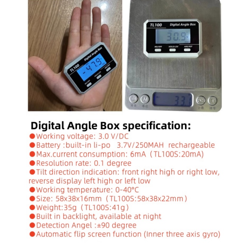 Horizontal Angle Meter Protrac - Rc Helicopter Case incelemesi ve fiyatı