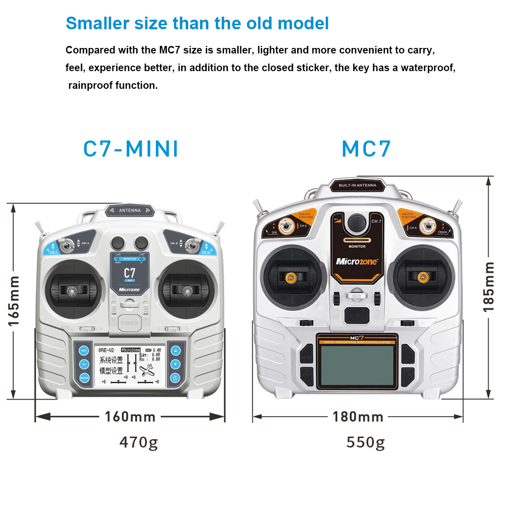 MicroZone MC7 Controller C7 MI - Rc Helicopter Mini incelemesi ve fiyatı