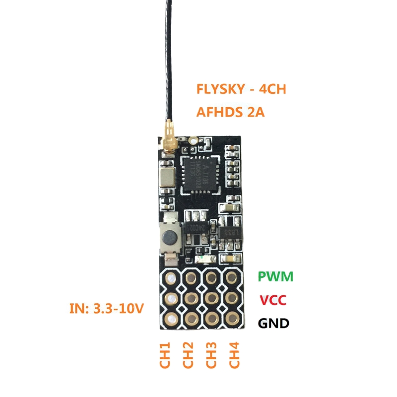 Flysky FS2A Mini Receiver 4CH  - Rc Helicopter Battery incelemesi ve fiyatı