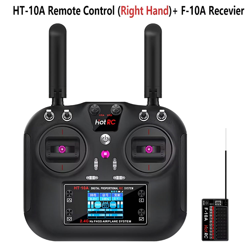Hotrc HT-10A 2.4G 10CH Transmi - Rc Helicopter Battery incelemesi ve fiyatı