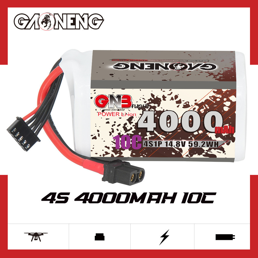 GNB 4000mAh 4S 14.8V 10C 20C W - Rc Helicopter Parts incelemesi ve fiyatı