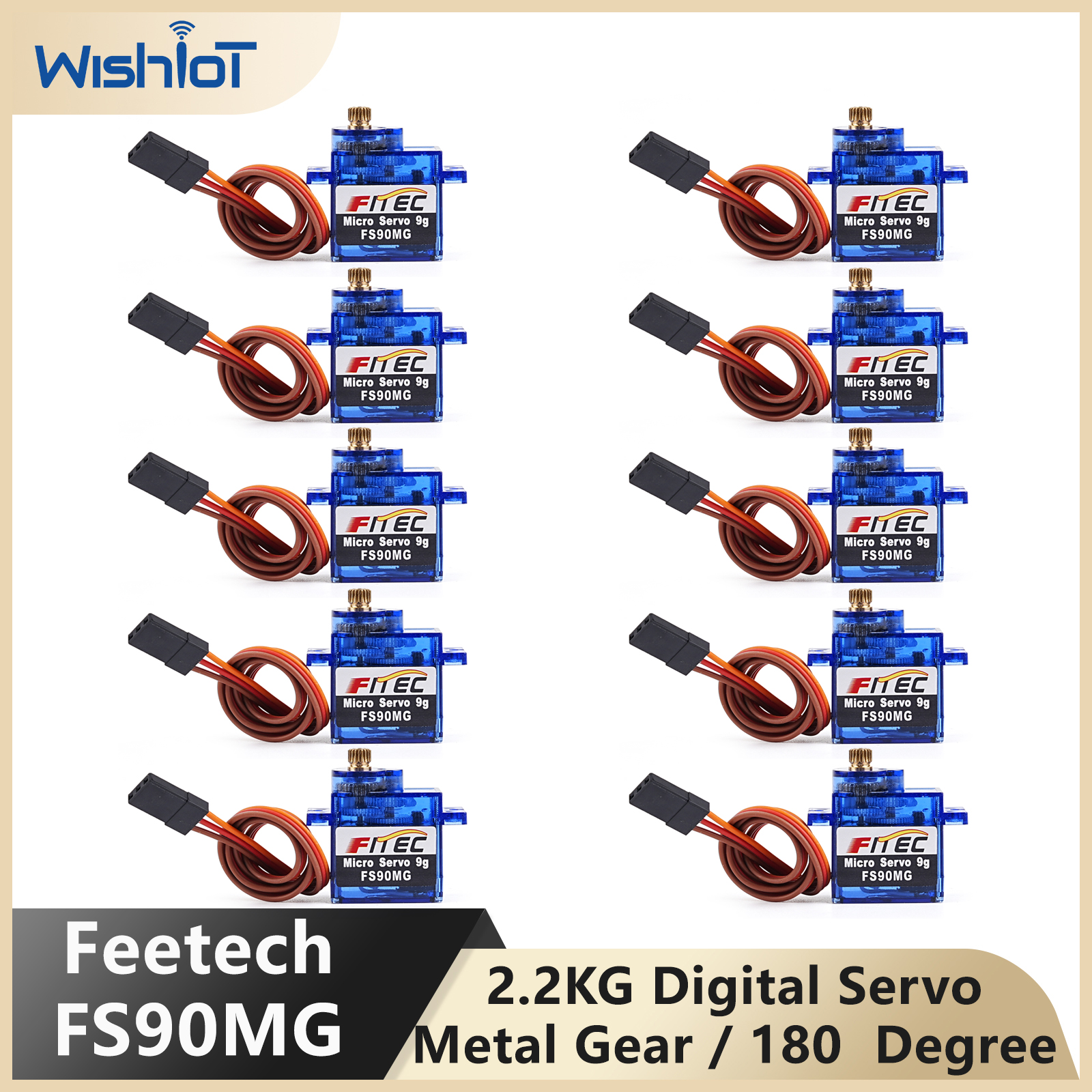 Feetech FS90MG 2.2KG 9g Digita - Rc Helicopter Servo incelemesi ve fiyatı
