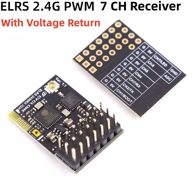 ELRS 2.4G PWM 7CH 6CH CRSF Rec - Rc Helicopter Battery incelemesi ve fiyatı