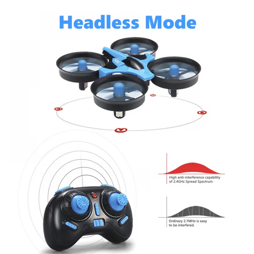 JJRC H36 Mini Rc Drone 4ch 6-A - Rc Helicopter Electric incelemesi ve fiyatı