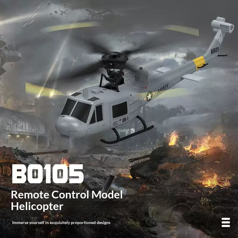 Huey F6601 4CH RC Helicopter - - Rc Helicopter Single Rotor incelemesi ve fiyatı