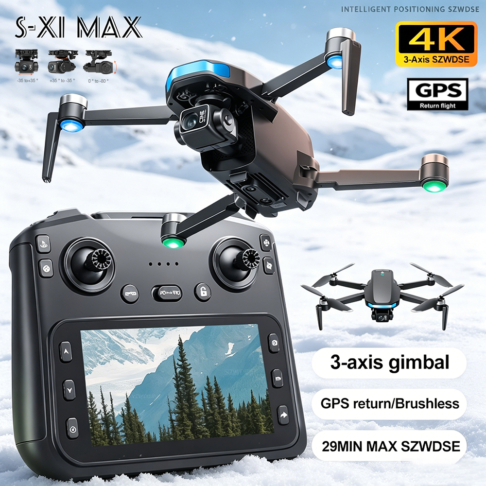New S-X1 MAX Drone GPS 8K Prof - Rc Helicopter Case incelemesi ve fiyatı