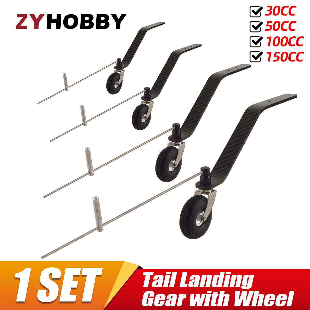 Tail Landing Gear with Wheel 3 - Rc Helicopter Bag incelemesi ve fiyatı