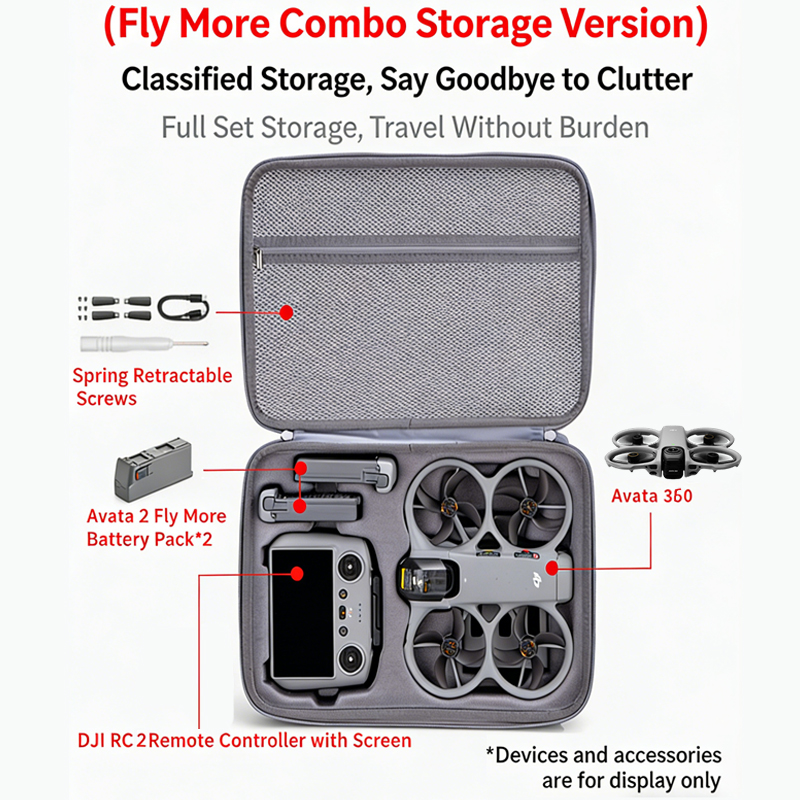 Storage Bag For DJI Avata 360  - Rc Helicopter Bag incelemesi ve fiyatı